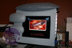 Battlestar Galactica Case Mod by Boddaker Keyboard, Monitor and 10