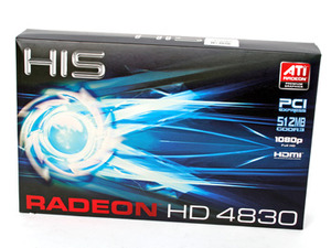 HIS (AMD) ATI Radeon HD 4830 512MB HIS Radeon HD 4830 512MB