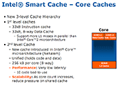 Intel Core i7 - Nehalem Architecture Dive New Cache Structure and HyperThreading