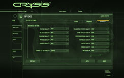 Winter 2008 Graphics Performance Update Crysis - DirectX 10 Very High
