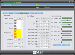 MSI Eclipse SLI Power Consumption, MSI GreenPower and OC Centre