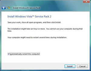 Windows Vista SP2 beta performance