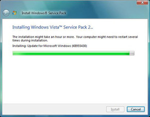 Windows Vista SP2 beta performance