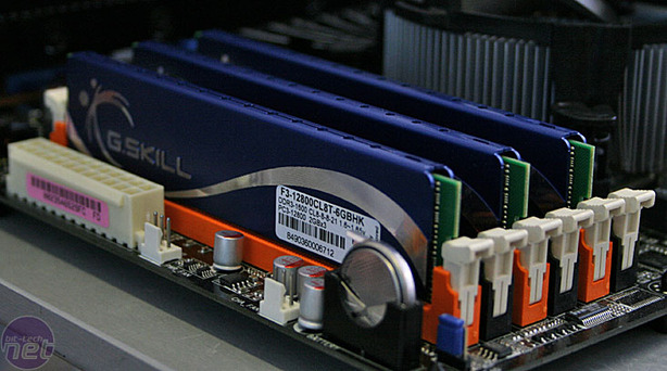 G.Skill F3-12800CL8T-6GBHK Tri-Channel DDR3 Test Setup