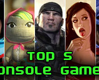 Top Five Console Games of the Year 2008