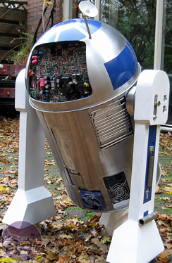 R2D2 Budget Mod by Frenk Janse Speakers and Final Shots