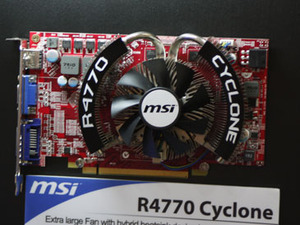 MSI's Radeon HD 4770  Cyclone