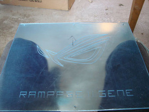 *Rampage by Sleepstreamer Front Panel and Etching