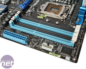 *Asus P7P55D Deluxe Review Board Layout and Detail Continued