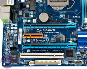 *Gigabyte GA-P55M-UD4 Review Board Layout and Detail