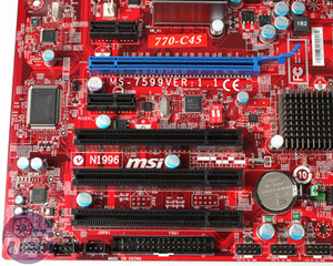 *MSI 770-C45 Motherboard Review Board Layout and Rear I/O