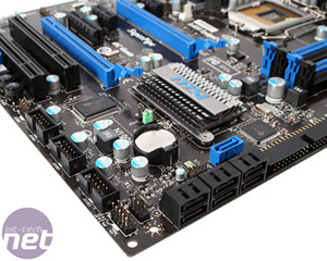 *MSI P55 GD65 Review Board Detail and Layout