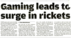Rickets, Gaming and Righteous Fury