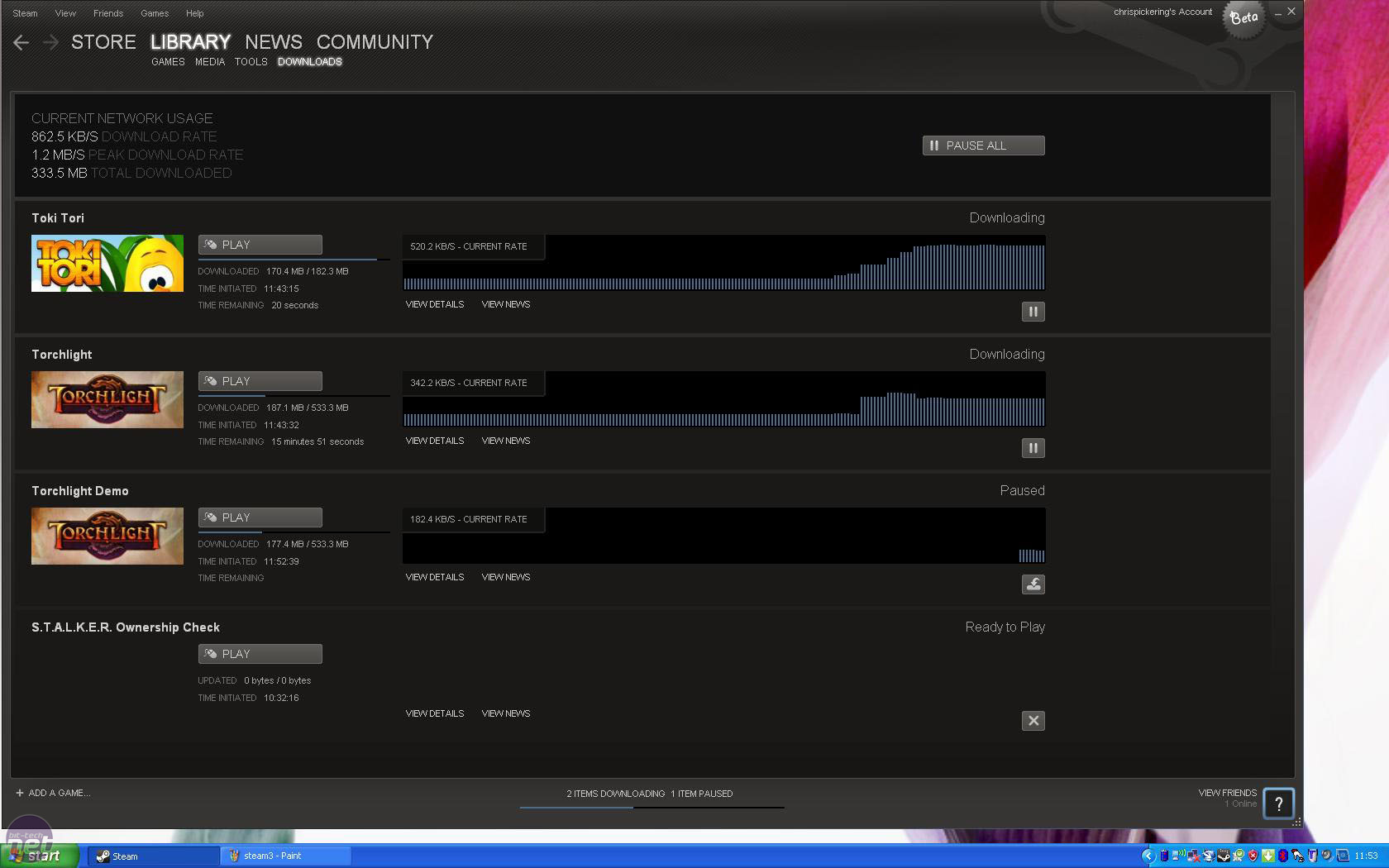 Steam is getting a fancy new Downloads page, beta available now