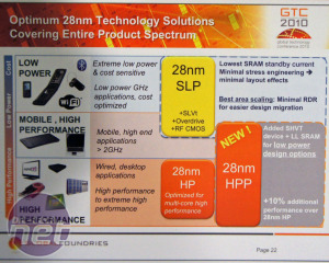 Global Foundries GTC 2010 32nm for AMD; then next stop, 28nm!