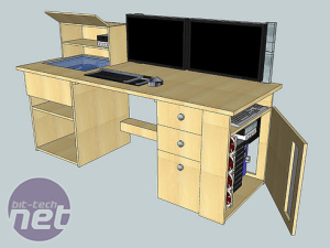 Mod of the Month June 2011 The Ultimate Computer Desk by ultimatedesk