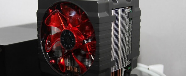 CoolerMaster V6 Heatsink with PC (image credit: PC Perspective)