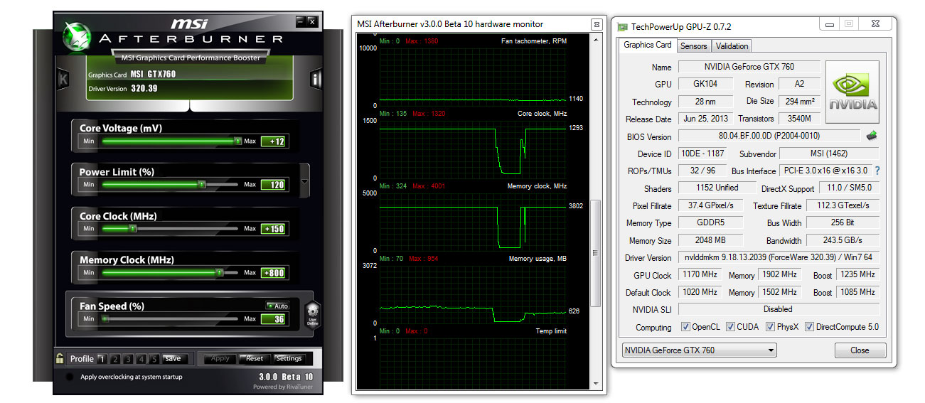 overclock settings for gtx 760 mining eth