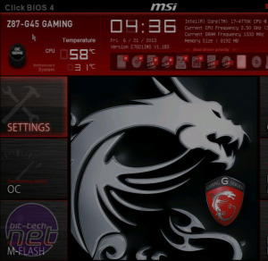 *MSI Z87-G45 Gaming Review MSI Z87-G45 Gaming - Overclocking, Analysis and Conclusion