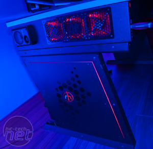 Red Harbinger Cross PC Desk available to pre-order
