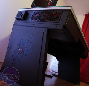 Red Harbinger Cross PC Desk available to pre-order