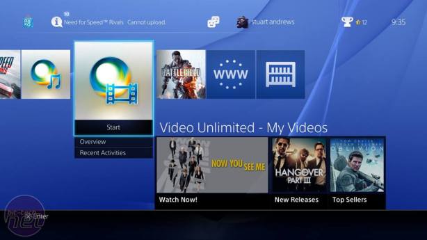 PlayStation 4 Review PlayStation 4 Review - Software and Interface