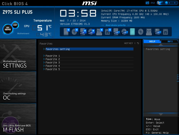 MSI Z97S SLI Plus Review MSI Z97S SLI Plus Review - Overclocking and EFI