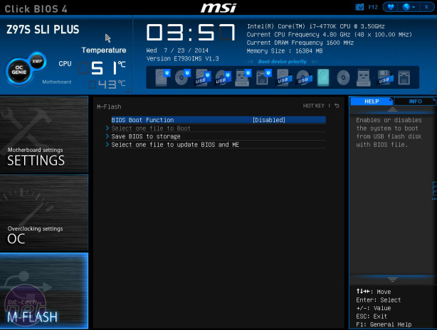 MSI Z97S SLI Plus Review MSI Z97S SLI Plus Review - Overclocking and EFI