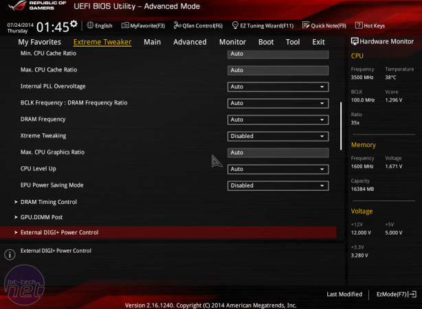 Asus Maximus VII Formula Review Asus Maximus VII Formula Review - Overclocking, Water-cooling and EFI