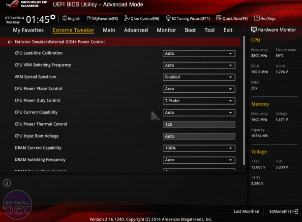 Asus Maximus VII Formula Review Asus Maximus VII Formula Review - Overclocking, Water-cooling and EFI