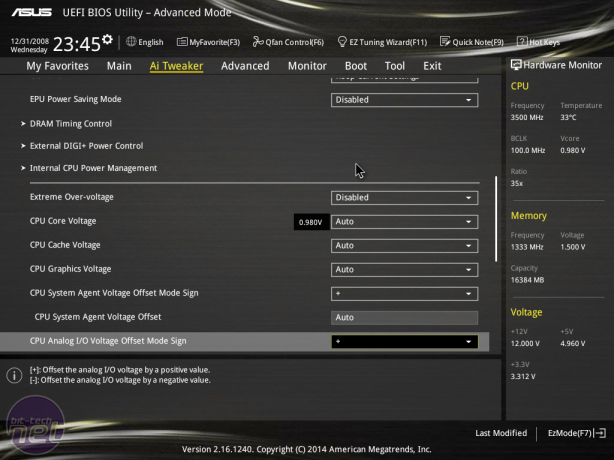 Asus Z97i-Plus Review Asus Z97i-Plus Review - Overclocking and EFI