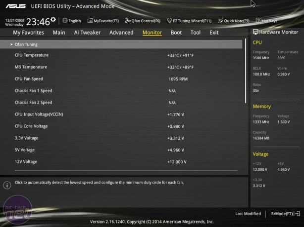 Asus Z97i-Plus Review Asus Z97i-Plus Review - Overclocking and EFI