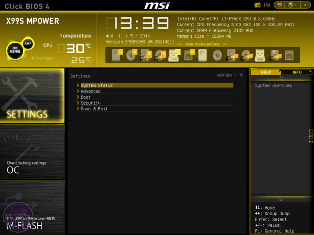 MSI X99S MPower Review MSI X99S MPower Review - Overclocking and EFI