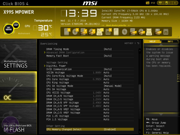 MSI X99S MPower Review MSI X99S MPower Review - Overclocking and EFI