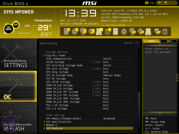 MSI X99S MPower Review MSI X99S MPower Review - Overclocking and EFI