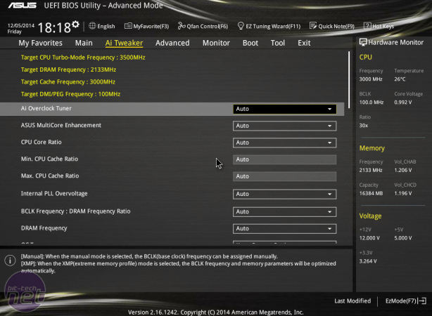 Asus X99-Pro Review Asus X99-Pro Review - Overclocking and EFI