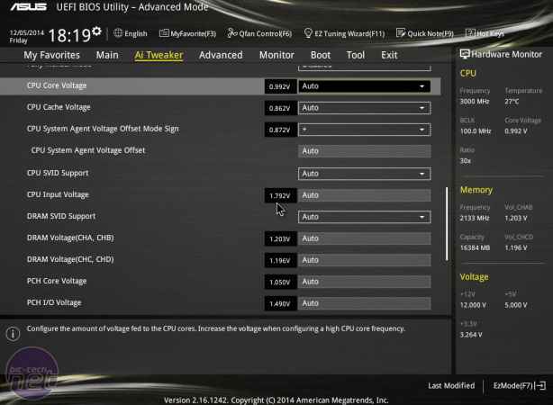 Asus X99-Pro Review Asus X99-Pro Review - Overclocking and EFI