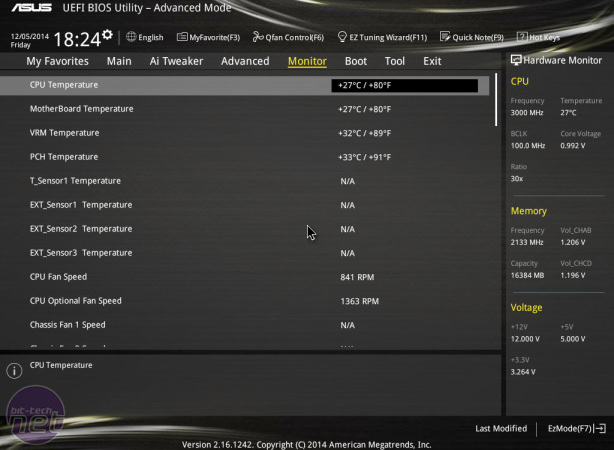 Asus X99-Pro Review Asus X99-Pro Review - Overclocking and EFI