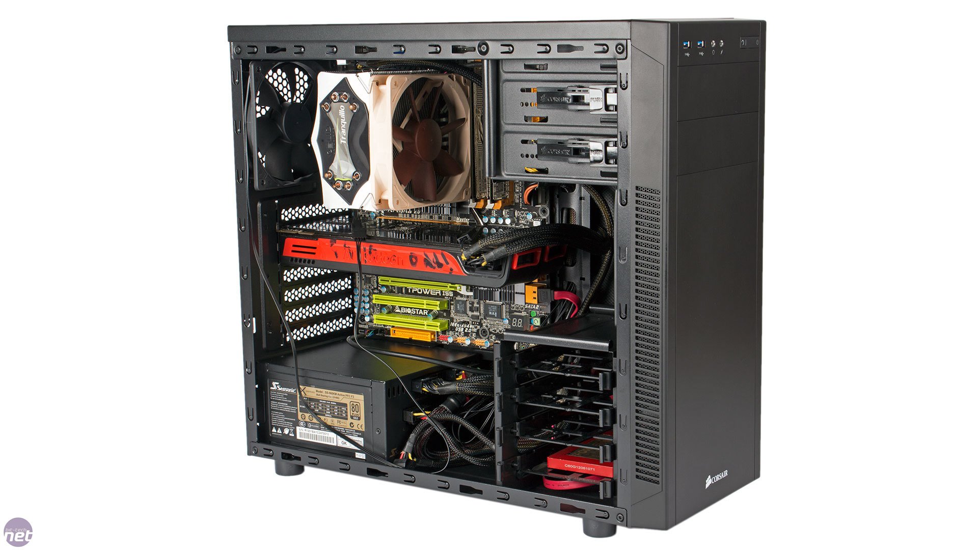 Corsair Carbide Series 100R Silent Edition Review Bit tech