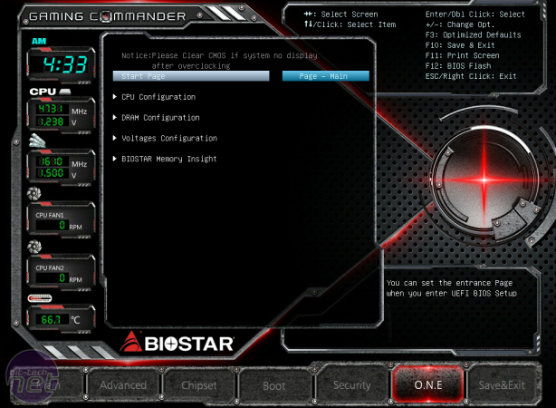 Biostar Gaming Z97X Review Biostar Gaming Z97X Review - Overclocking and EFI