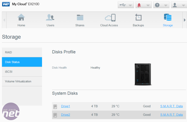 WD My Cloud EX2100 Review WD My Cloud EX2100 Review - Operating System and Features