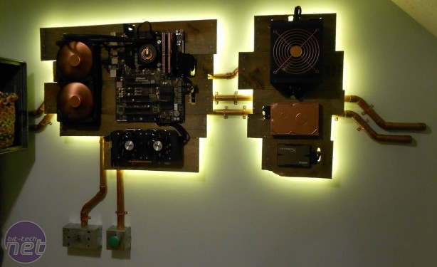 Bit-tech Modding Update - September 2015 in association with Corsair Rustic Wall Mounted PC Build by ChrisHowell