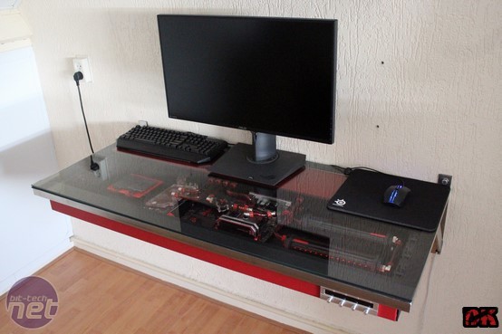 Mod of the Month May 2016 in Association with Corsair Red Carbon Desk Build by Dirk kramer