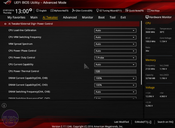 Asus ROG Strix X99 Gaming Review Asus ROG Strix X99 Gaming Review - Overclocking and EFI