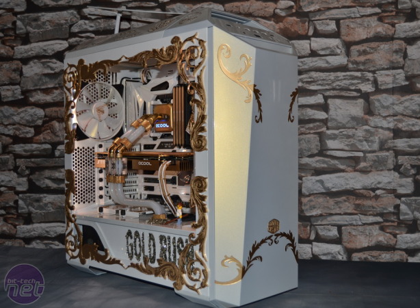 Cooler Master Case Mod World Series 2017 Tower Mods GOLD RUSH (24ct Gold)  by MT. Mods