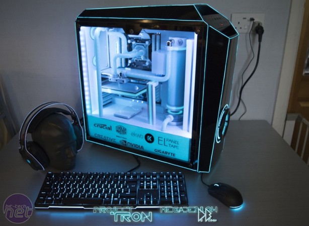 Cooler Master Case Mod World Series 2017 Tower Mods  Project Tron by Megadeblow