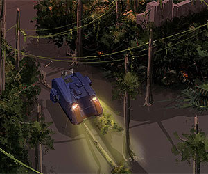 Concept art for the original game.