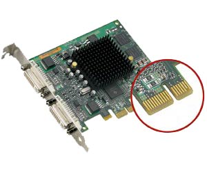 Passively cooled with dual DVI - ideal for anyone who wants high-quality 2D graphics.