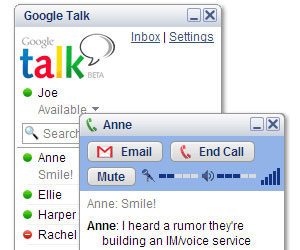 Google Talk beta launches