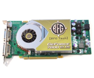 The 7800 GTX's little brother, the 7800 GT